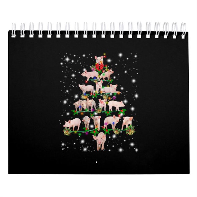 Schöner, lichtdurchfluteter Schweineschwein Kalender (Titelbild)