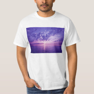 Schöner lila Sonnenuntergang T-Shirt