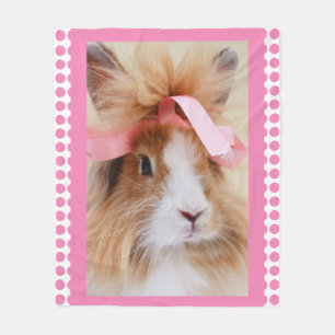 Schöner Lionhead Zwerg Sonnenkaninchen Fleecedecke