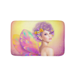 Schöner Märchenschmetterling Badematte