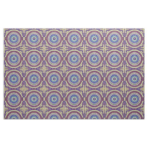 Schöner Mosaikstil leicht Match Cream Blue Bridge Stoff