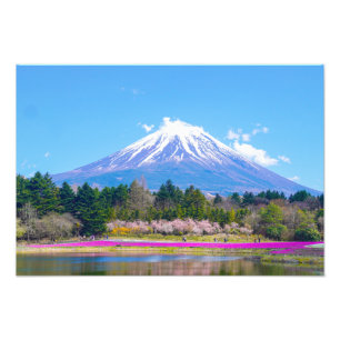 Schöner Mount Fuji   Präfektur Shizuoka Japan Fotodruck