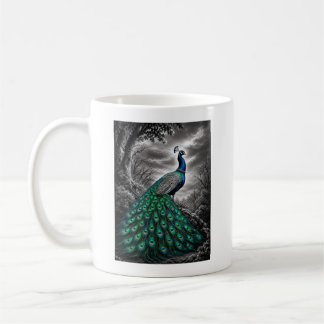 Schöner mystischer Pfau Kaffeetasse