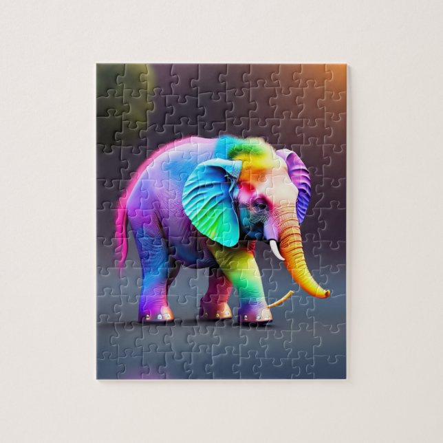 Schöner Niedlicher Elefant (Vertikal)