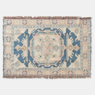 Schöner orientalischer antiker Kilim-Teppich Decke