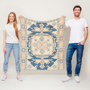 Schöner orientalischer antiker Kilim-Teppich Fleecedecke