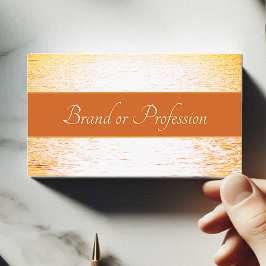 Schöner Ozean mit elegantem Peach Sunset Beauty Visitenkarte