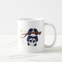 schöner Panda auf dem Kopf