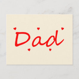 Schöner Papa Postkarte