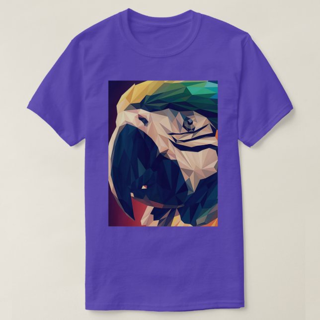Schöner Papagei mit schönen Farben T-Shirt (Design vorne)