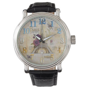 Schöner Paris Frankreich Eiffelturm Armbanduhr
