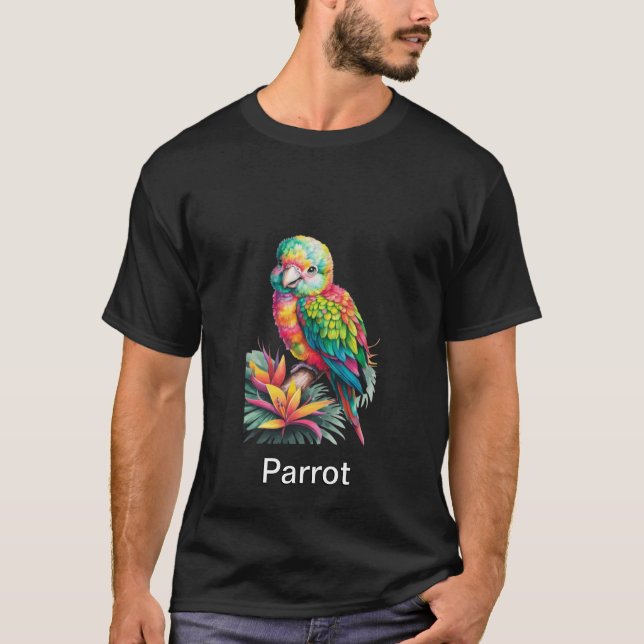 Schöner Parrot T-Shirt (Vorderseite)