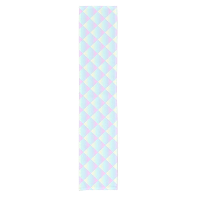 Schöner Pastell Table Runner Kurzer Tischläufer (Vorderseite)