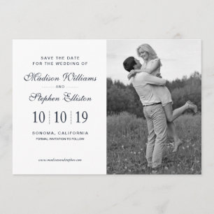 Schöner PastellblumenWatercolor - Save the Date