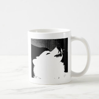 Schöner PelzSamoyedweißhund Kaffeetasse