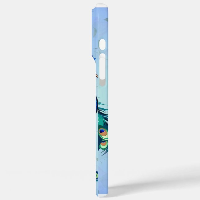 Schöner Pfau  iPhone 16 Pro Max Hülle (Rückseite / Links)