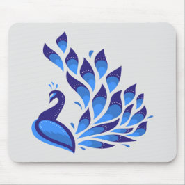 Schöner Pfau Mousepad
