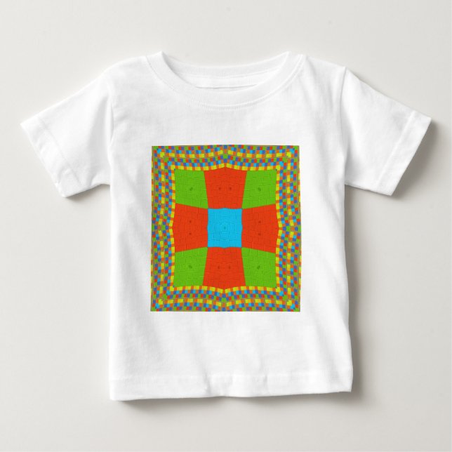 Schöner phantastischer europäischer, farbenfroher  baby t-shirt (Vorderseite)