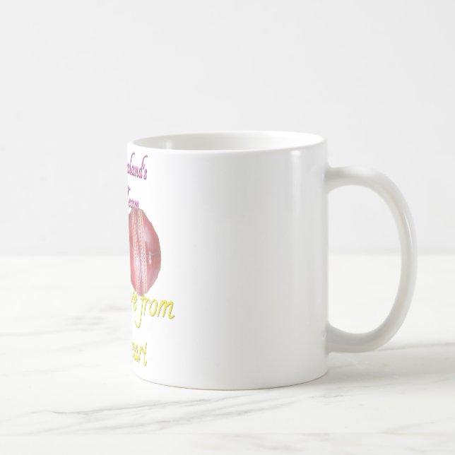 Schöner Phantastischer Neuseeländischer Cricket-Pl Kaffeetasse (Rechts)