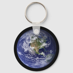 Schöner Planet Erde Schlüsselanhänger