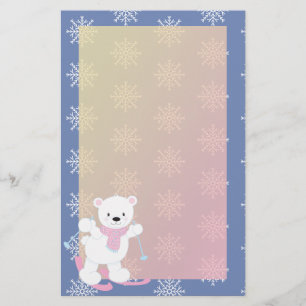 Schöner Polar-Bär Briefpapier