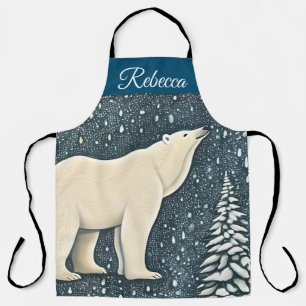Schöner Polar-Bär Schürze