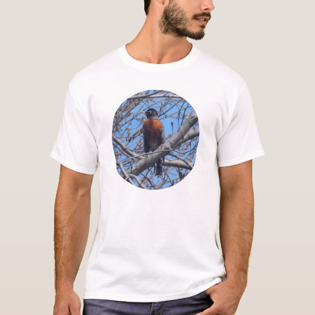 Schöner Robin T-Shirt (Vorderseite)