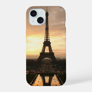 Schöner Romantischer Sonnenuntergang Eiffelturm Pa iPhone 15 Hülle