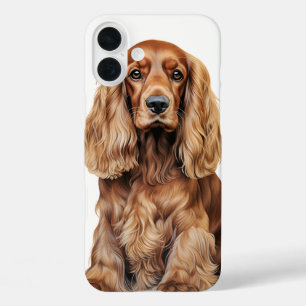 SCHÖNER ROTER COCKER SPANIEL PUPPY HUND iPhone 16 PLUS HÜLLE