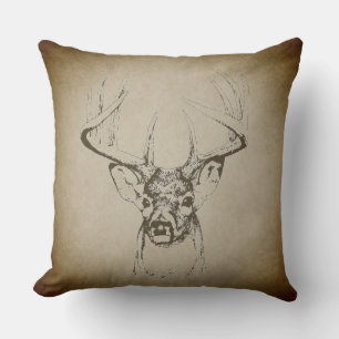 Schöner rustikaler Landbock Kissen