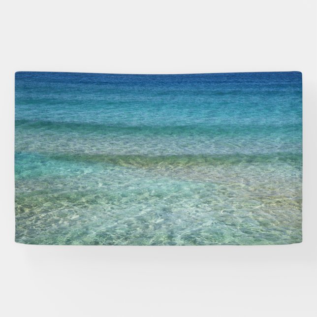 Schöner Sandstrand Banner (Horizontal)