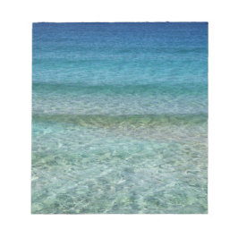 Schöner Sandstrand Notizblock