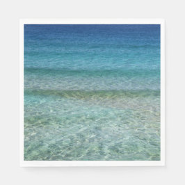 Schöner Sandstrand Serviette