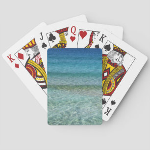 Schöner Sandstrand Spielkarten