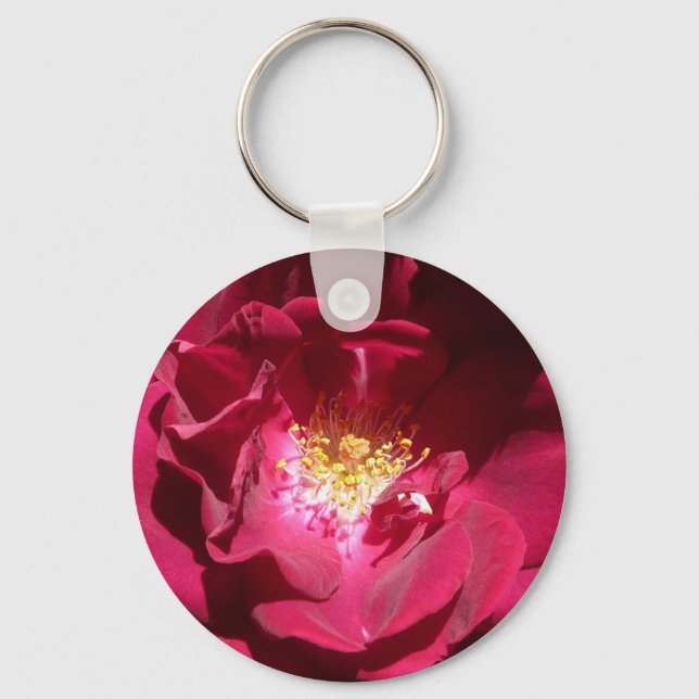 Schöner Schlüsselanhänger der Rose (Vorderseite)