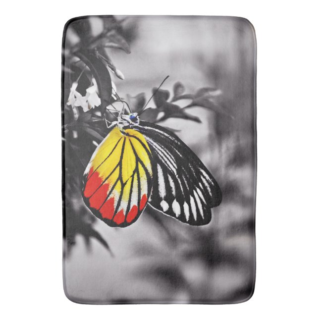 Schöner Schmetterling Badematte (Vorderseite Vertikal)