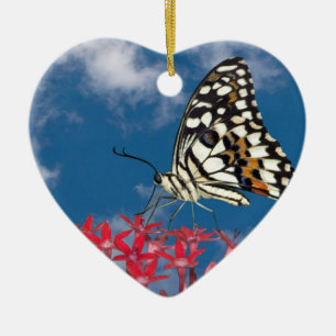 Schöner Schmetterling Keramik Ornament