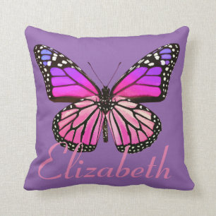 Schöner Schmetterling personalisiert Kissen
