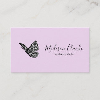 Schöner Schmetterling Visitenkarte