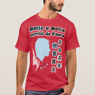 Schöner schöner lächelnder Killer Chinesisch Itali T-Shirt
