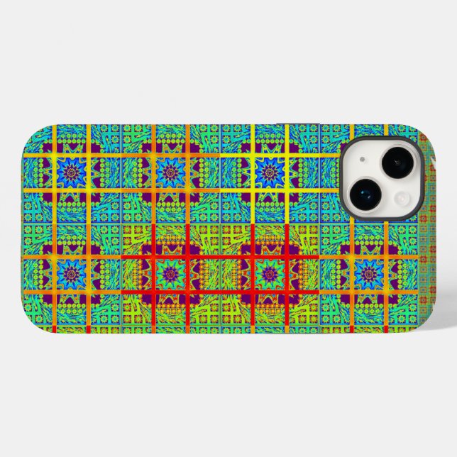 Schöner, schöner südafrikanischer Stammesvektor Case-Mate iPhone Hülle (Rückseite (Horizontal))