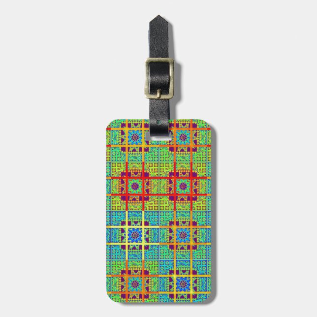 Schöner, schöner südafrikanischer Stammesvektor Gepäckanhänger (Vorderseite vertikal)