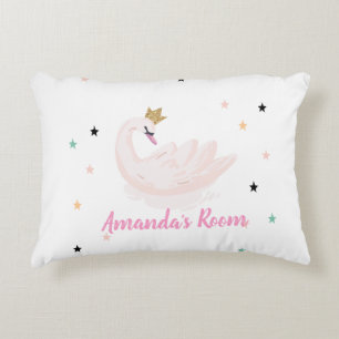 Schöner Schwan, Sterne, Prinzessin Dekokissen
