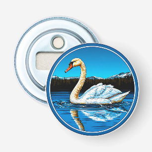 Schöner Schwan Vogel Flaschenöffner