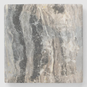 Schöner schwarzer u. Grau farbiger Steinuntersetzer