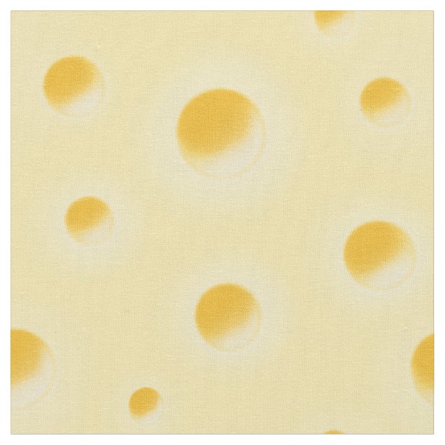 Schöner Schweizer Käse Holey Cheesy Stoff (Nahaufnahme)