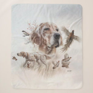 Schöner Setter, Kunst Sherpadecke