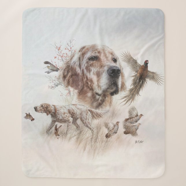 Schöner Setter, Kunst Sherpadecke (Vorderseite)