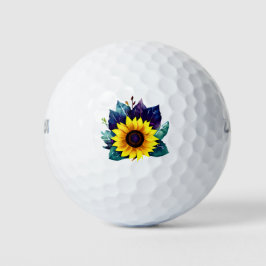 Schöner Single Open Sunflower Golfball