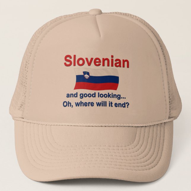 Schöner Slowene Truckerkappe (Vorderseite)